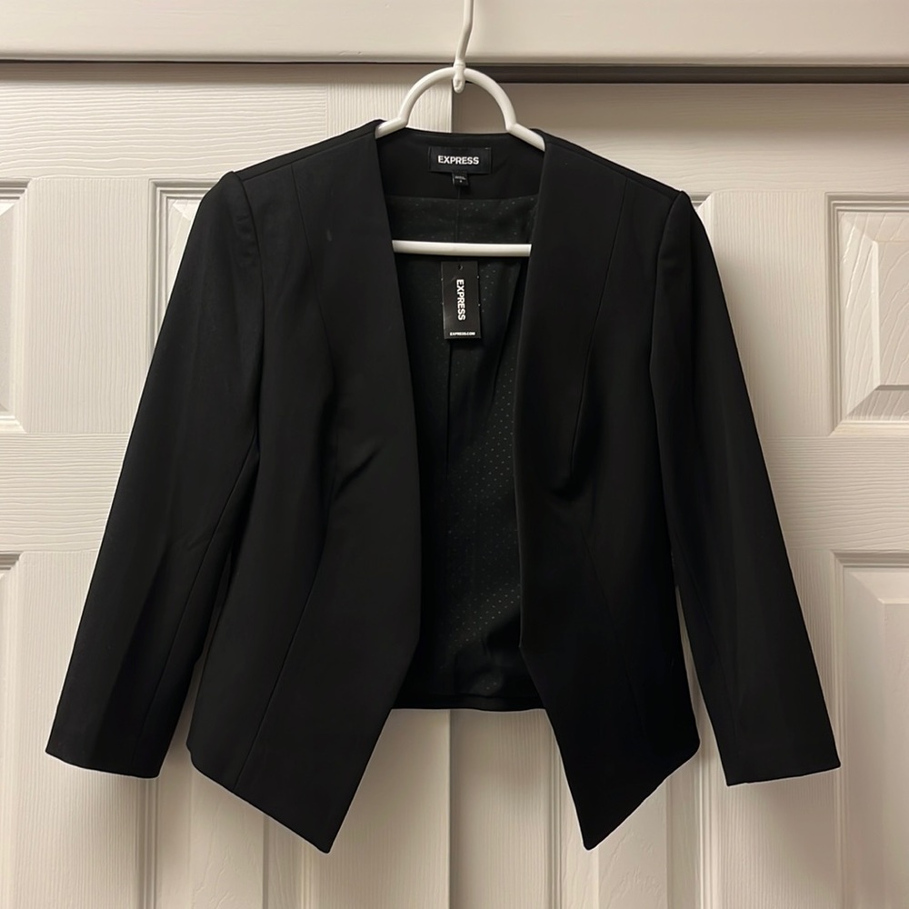 Express black blazer NWT